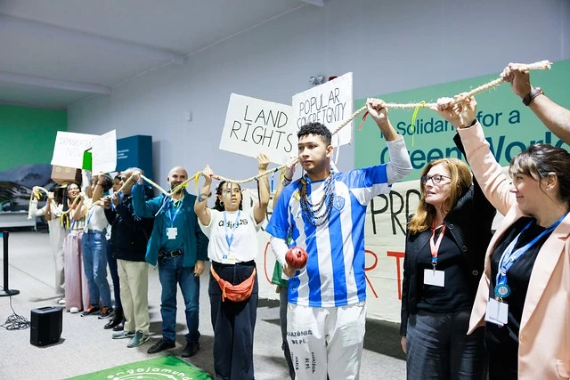 Экоактивисты провели акции на COP29